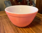 Pink Flamingo Pyrex 401 1 1 2 Pint Mixing Bowl