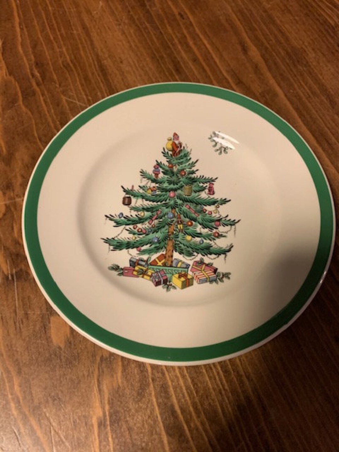 Spode Christmas Tree Bread and Butter Plate Etsy