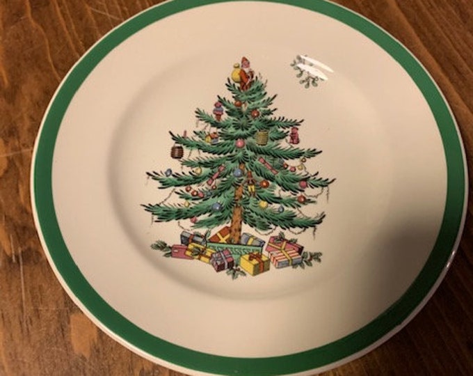 Spode Christmas Tree Bread and Butter Plate Etsy