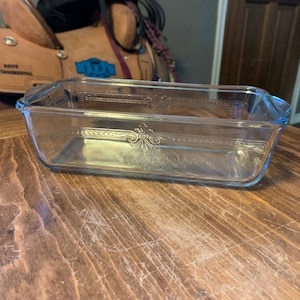 Fire King Blue Sapphire Philbe Loaf Baking Pan
