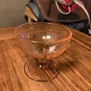 Pink Sherbet Depression Glass