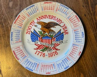 200周年記念 アメリカ 1776-1976 コレクターズプレート - Etsy 日本