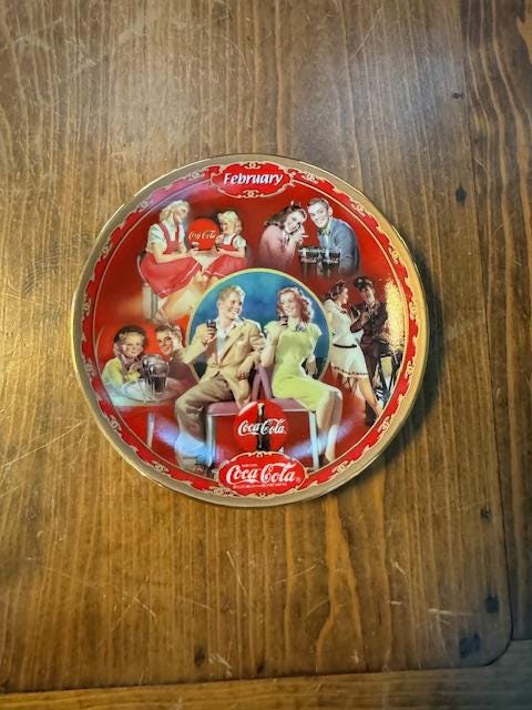 Bradford Exchange Coca Cola Plate - Etsy