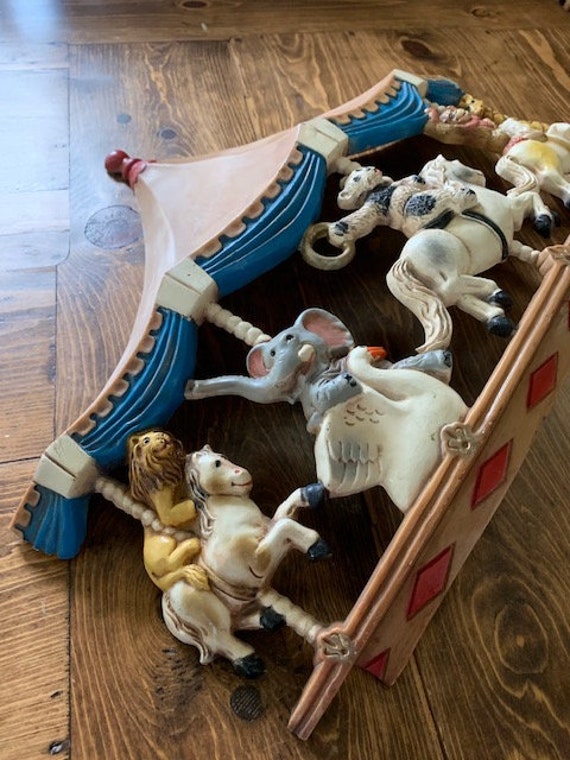 Merry-go-round Carousel Plastic Wall Hanging by Universal Statuary