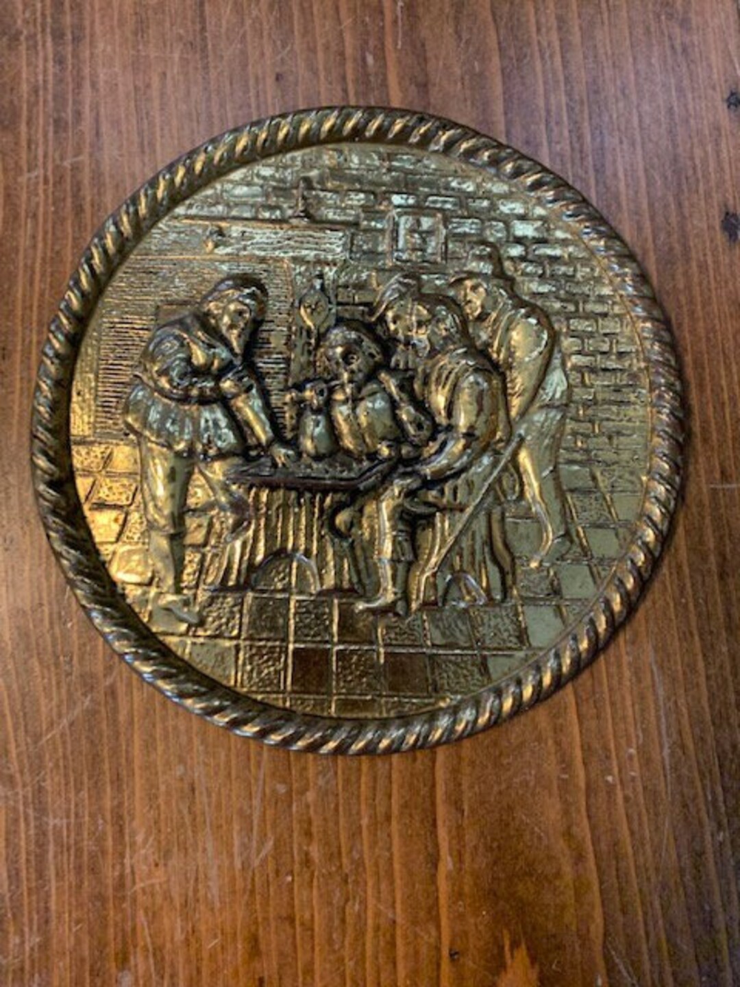 Vintage Gold Colored Wall Decor - Etsy