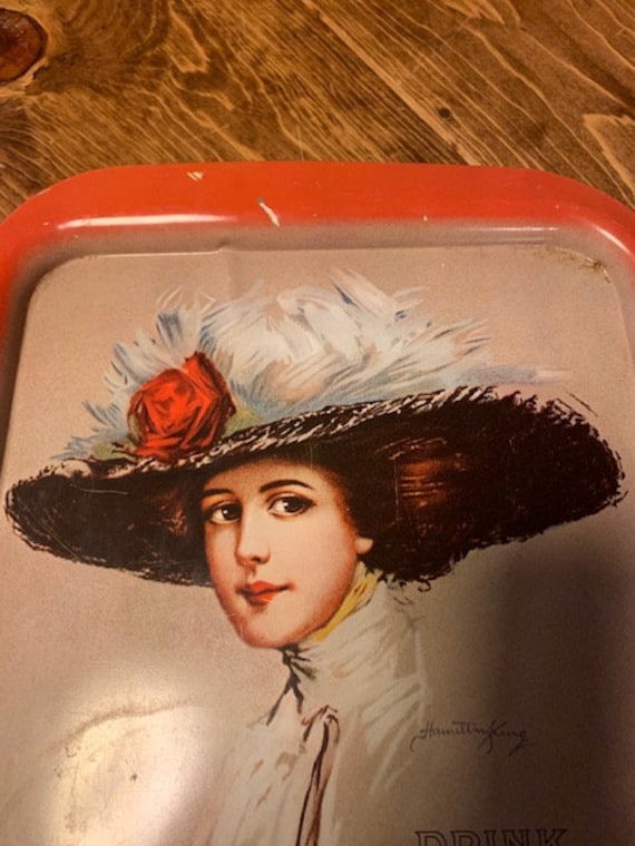 Drink Delicious Coca-cola Large Tin Tray 1909 Reproduction - Etsy