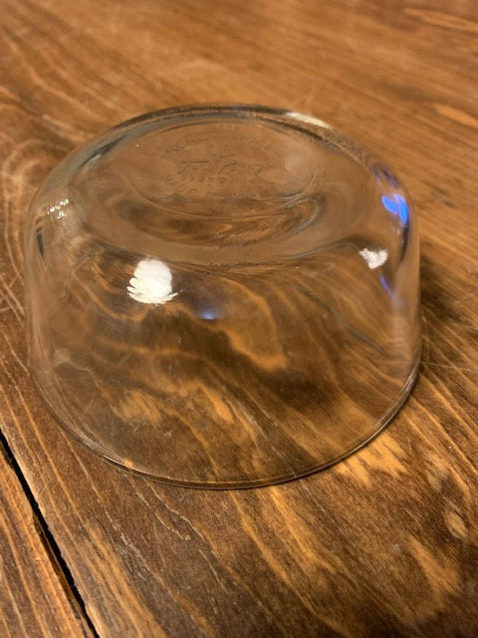 Fire King Clear Glass Bowl Etsy