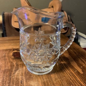 Vintage Glass Pitcher