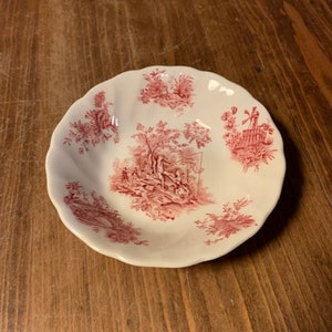 Pastorale Toile de Jouy Small Bowl by Johnson Brothers England Vintage 1960s