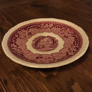 Saucer &quot;Vista Pink&quot; by Mason&#39;s Patent Ironstone