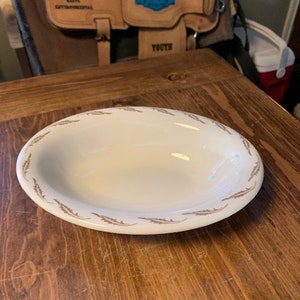 Homer Laughlin Oval Serving Bowl