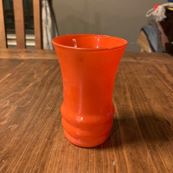 Orange Depression Glass Etsy
