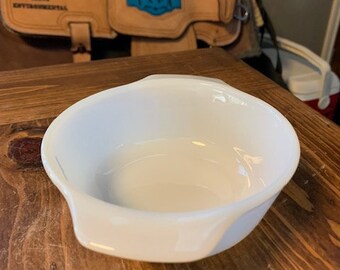 小型ホワイト ファイヤーキング キャセロール皿 - Etsy 日本
