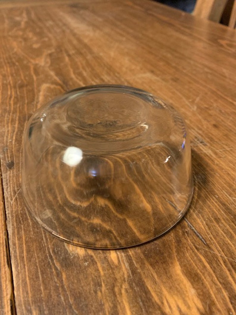 Fire King Clear Glass Bowl Etsy
