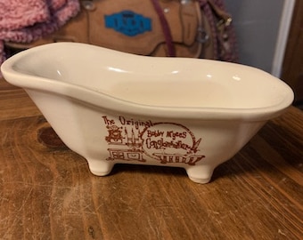 The Original Bobby McGees Conglomeration mini bath tub. Vintage souvenir