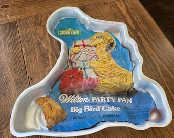 Big Bird Cake Pan, Wilton Vintage Cake Pan, Sesame Street Cake, Kid’s Birthday Cake