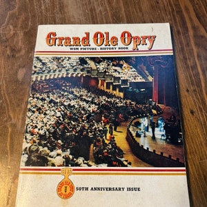WSM Grand Ole Opry History-Picture Book 50th Anniversary Issue 1976