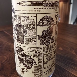 1908 Historical Sears Catalog Pages Reproduction 16 oz. Tumbler