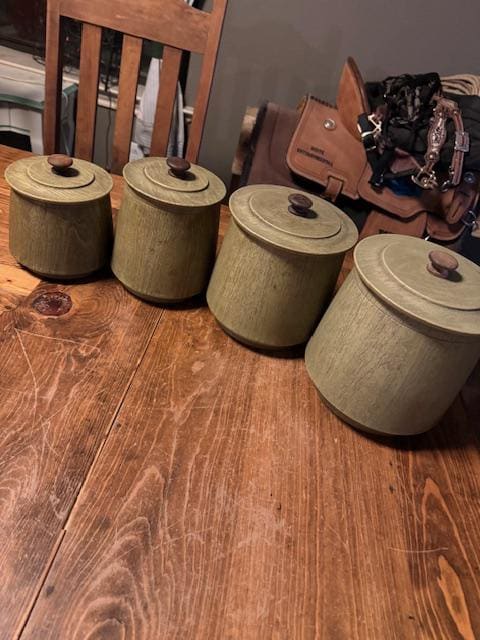 ヴィンテージキャニスター4個セット - Etsy 日本