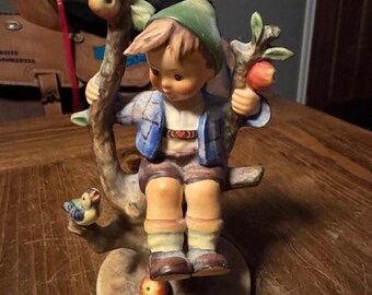 Goebel porcelain Hummel "Boy on Swing"