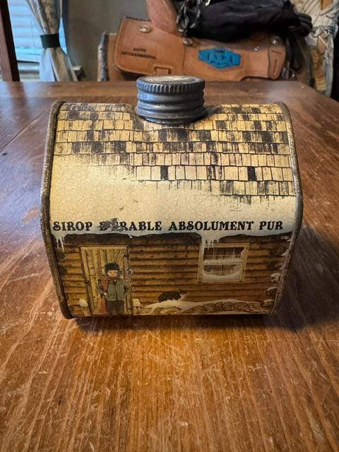 Vintage Log Cabin Syrup Tin - Etsy - Page 2