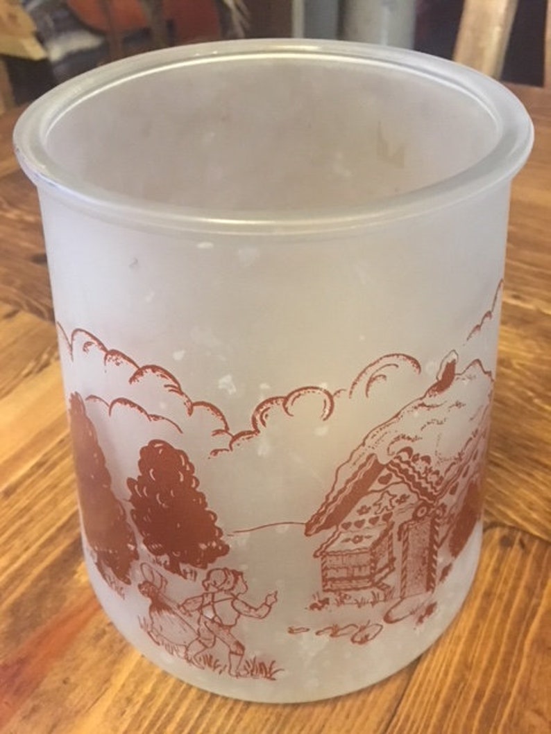 Vintage Bartlett Collins Hansel and Gretel Frosted Cookie Jar Etsy