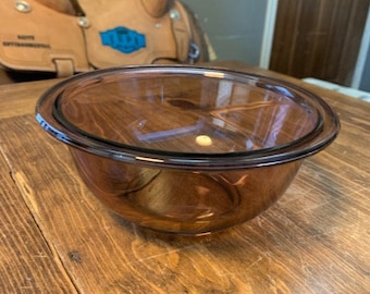 Cranberry Pyrex Nesting Bowl 1 Liter