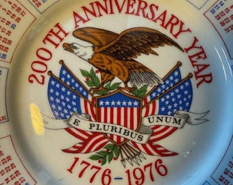 ビンテージピュータープレート1976アメリカ建国200周年記念1776-1976 200周年記念 アメリカ 1776-1976 コレクターズプレート - Etsy 日本