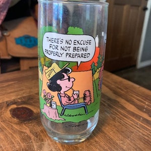 McDonalds Camp Snoopy Collection Drinking Glass