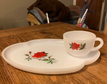 Vintage Rosecrest Snack Set
