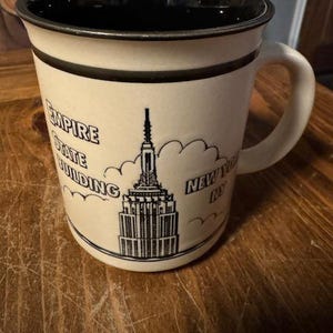 Vintage Empire State Building Coffee Cup