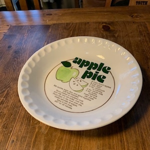 Vintage Apple Pie Plate