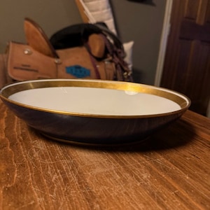 Fitz and Floyd Renaissance Oval Serving Bowl
