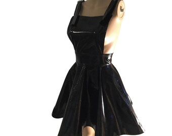 dungaree skater skirt