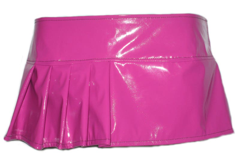 Micro Mini PVC HIPSTER Skirt in pinkredblack sizes 6 to 26 | Etsy