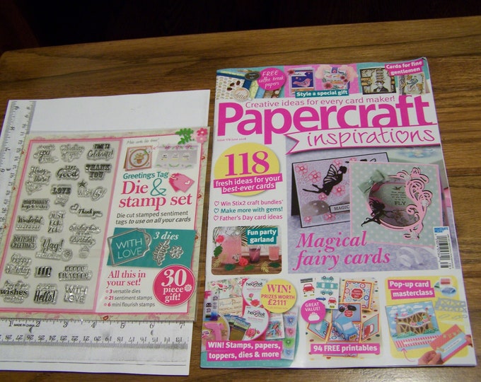 Papercraft Inspirations Magazine Issue 178 June 2018 Brand New Tag Die ...
