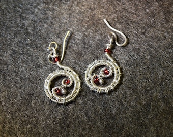 Sterling silver earrings