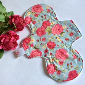 Vintage Floral Rose, Cloth Pads, Reusable pads, Cloth menstrual pads, Menstrual pads, Cloth Liners, Cloth sanitary pads, Mama cloth pad, CSP