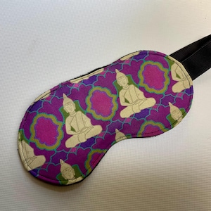 Buddha Sleep Mask: Vegan Cotton Eye Shade, Travel Gift