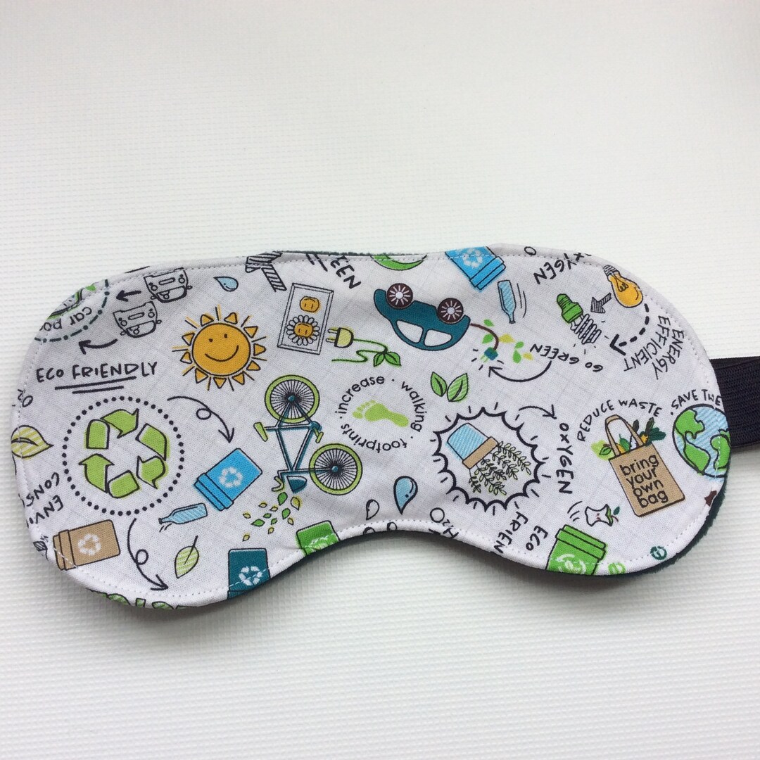 Go Green Sleep Mask, Sleep Mask, Eye Shade, Travel Sleep Mask