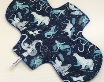 Mythical Constellations! Cloth pads, period pads, Constellation Cloth pads, Cloth sanitary pads, Cloth Liner, Panty Liner, CSP