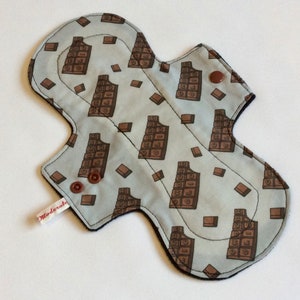 Give me Chocolate! Cloth pads, Cloth menstrual pads, reusable pads, Panty Liners, Menstrual pads, Vegan Pads, cloth liners, CSP
