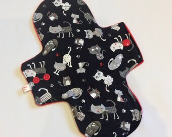 Cattitude! Cats, Reusable cloth pads, Cloth menstrual pads, Menstrual pads, Cloth pads, Cloth Panty liners, Reusable pads, Mama cloth pads