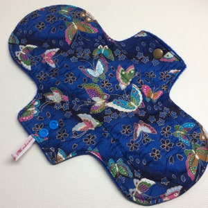 Japanese Butterfly!  Cloth menstrual pads, period pads, Menstrual pads, Butterfly Cloth pads, Cloth sanitary pads, Cloth Liner, Panty Liner