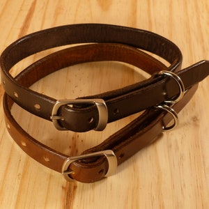 Leather dog collar, dog collar, leather collar