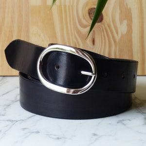 Ceinture cuir femme Noir classe image 1