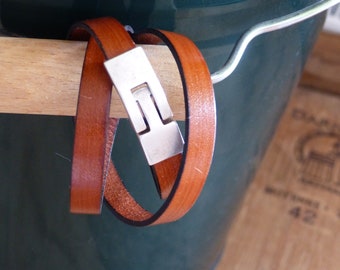 Bracelet cuir - Enroulé