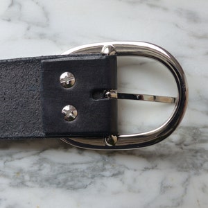 Ceinture cuir femme Noir classe image 4