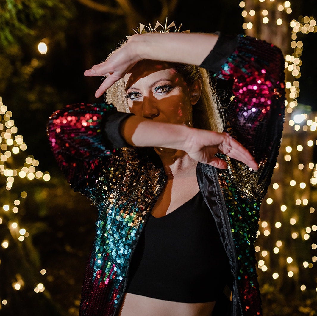 Sequin bomber shop jacket topshop