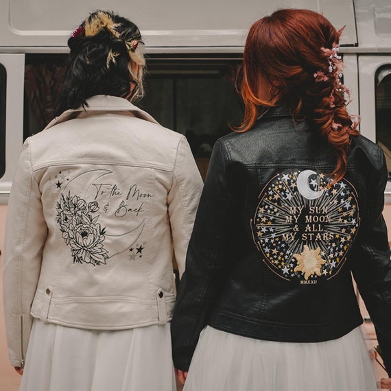Ivory leather jacket deals